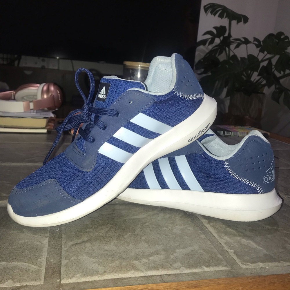 Adidas Sneakers | Element Refresh Cloadfoam Ortholite | Blue/White | Women 8.5